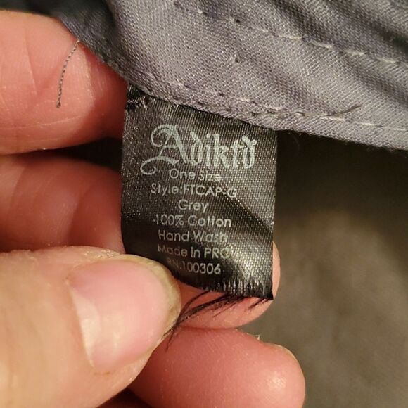 Adiktd Black Military Style Hat One Size women's - Picture 7 of 7